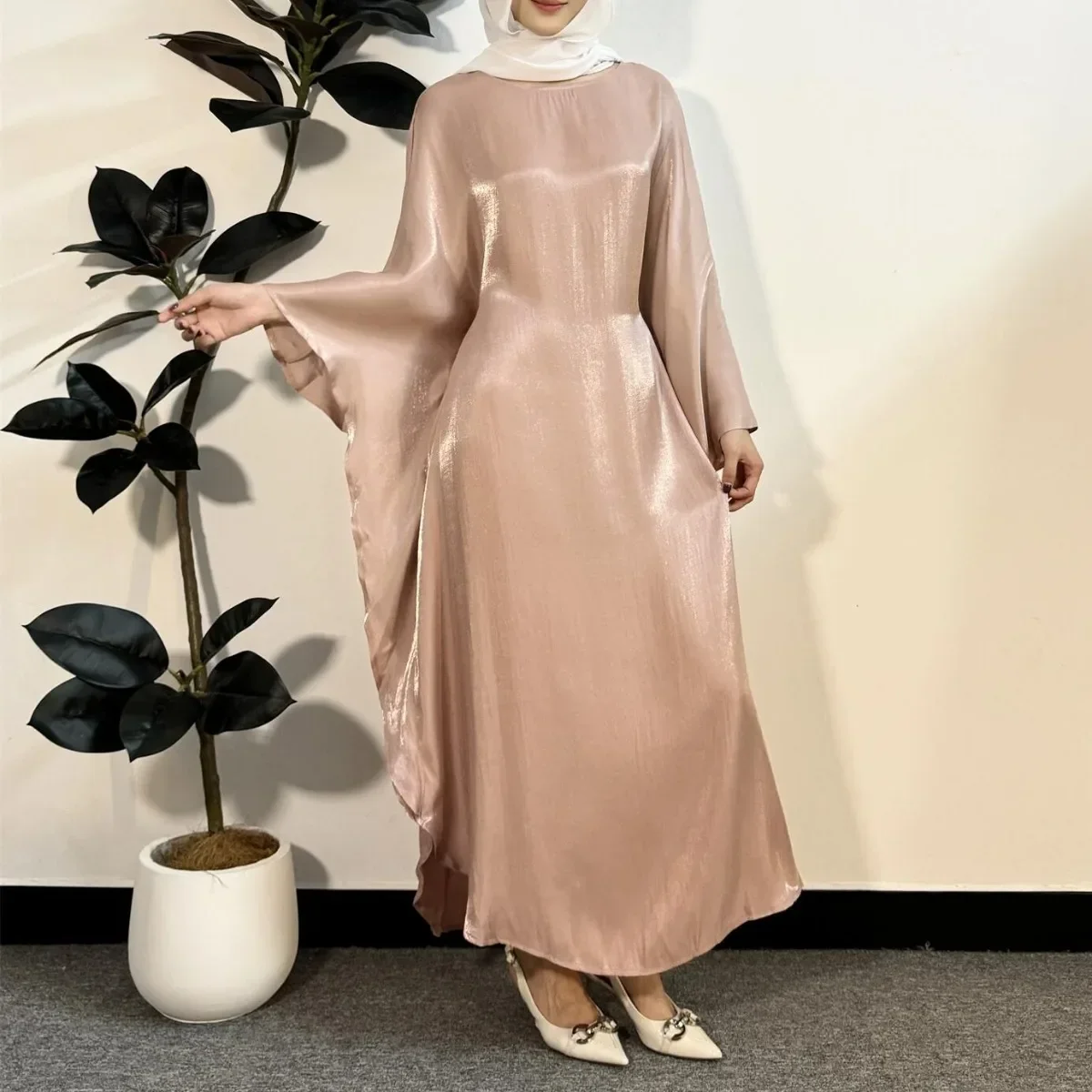 Robe Maxi Abayas Musulmanes pour Femmes - Robe Musulmane Élégante - image de produit 3