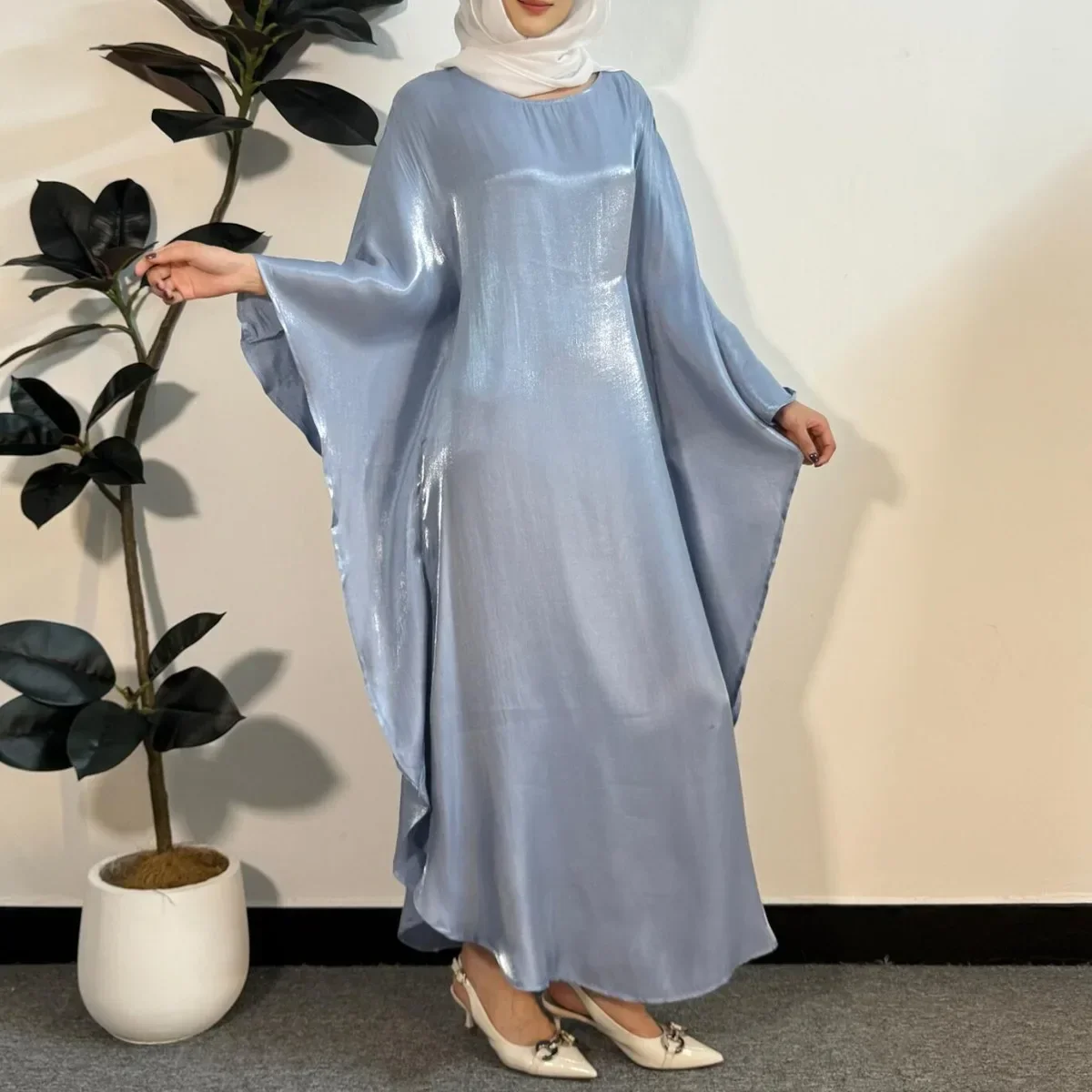 Robe Maxi Abayas Musulmanes pour Femmes - Robe Musulmane Élégante - image de produit 4