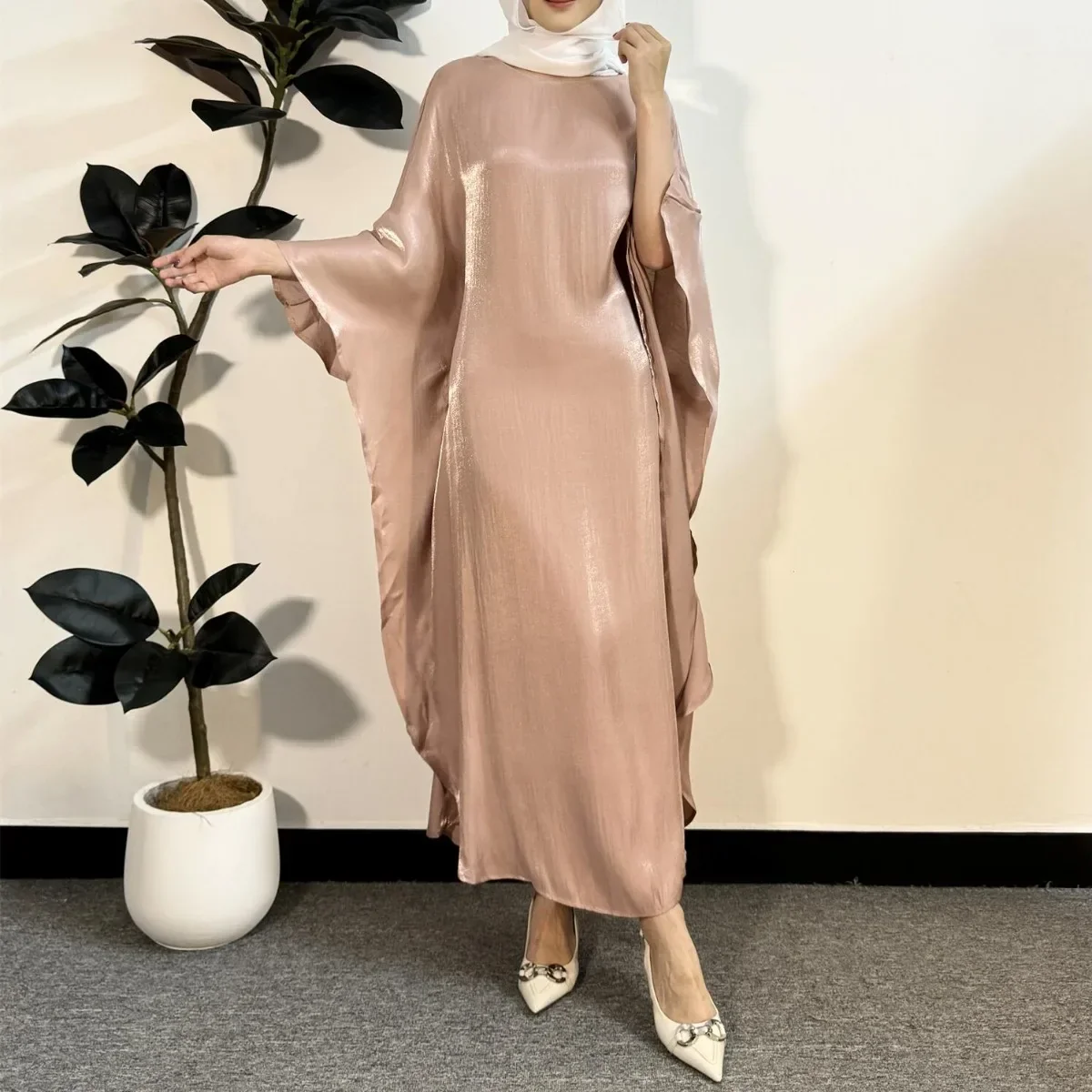 Robe Maxi Abayas Musulmanes pour Femmes - Robe Musulmane Élégante - image de produit 2